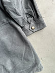 1990s MULTIPOCKET CARGO LEATHER JACKET WITH STRING AT WAIST