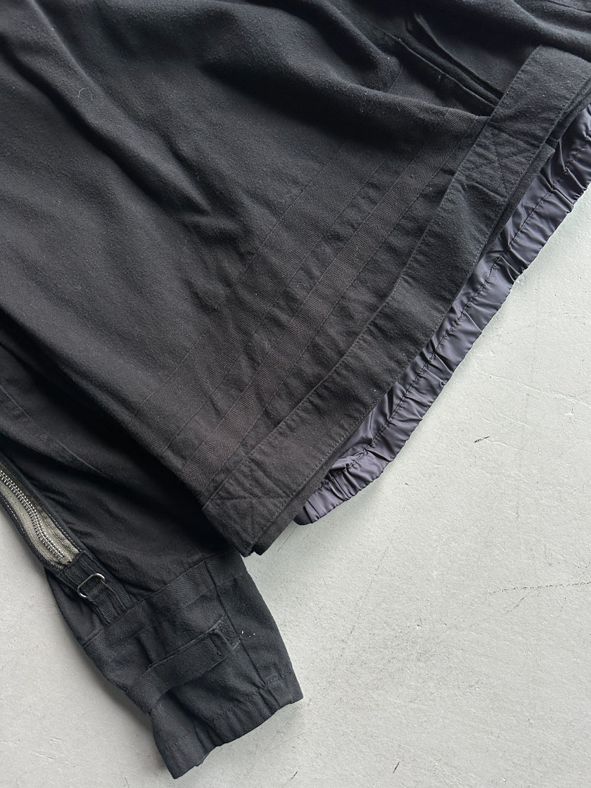 DRIES VAN NOTEN - F/W 2014 LAYERED JACKET WITH ZIP RUNNING FROM SLEEVE TO BACK