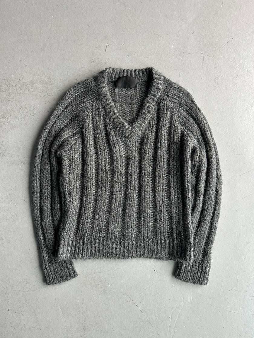 PRADA - A/W 2019 MOHAIR V NECK KNIT JUMPER