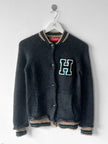 HYSTERIC GLAMOUR  - 2000s CHUNKY KNIT VARSITY CARDIGAN