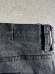 ARMANI JEANS - 2000s LOW WAIST LUREX JEANS TROUSERS