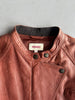 KENZO - 1990s ASYMMETRICAL LEATHER BIKER JACKET