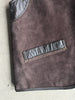 DIESEL - 1990s LEATHER ZIPPED VEST GILET JACKET