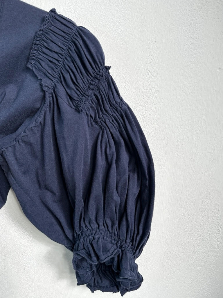 COMME DES GARÇONS - S/S 2008 RUCHED PUFF SLEEVE TOP