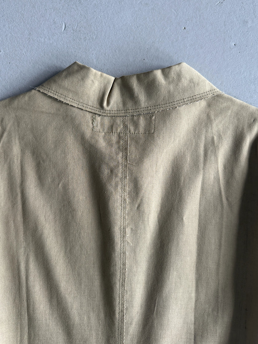 DIESEL - 1990s DECONSTRUCTED COAT WITH RAW EDGES