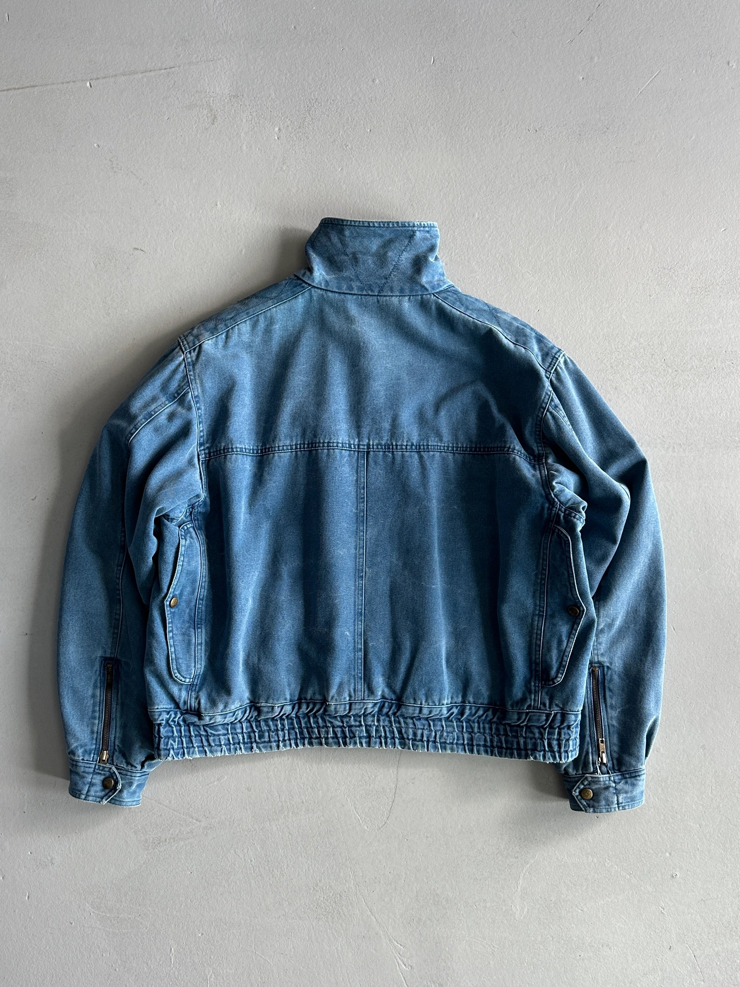 GIORGIO ARMANI - F/W 1982 DENIM BOMBER JACKET