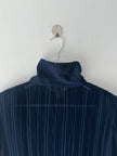 MASAKI MATSUSHIMA - 2000s PLEATED BLOUSE WITH DRAWSTRING COLLAR