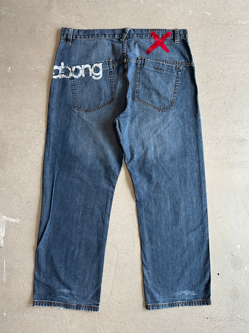 2000s BAGGY BIKER JEANS