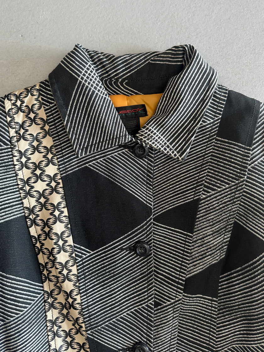 CUSTO BARCELONA - F/W 2002 PANELED LONG JACKET