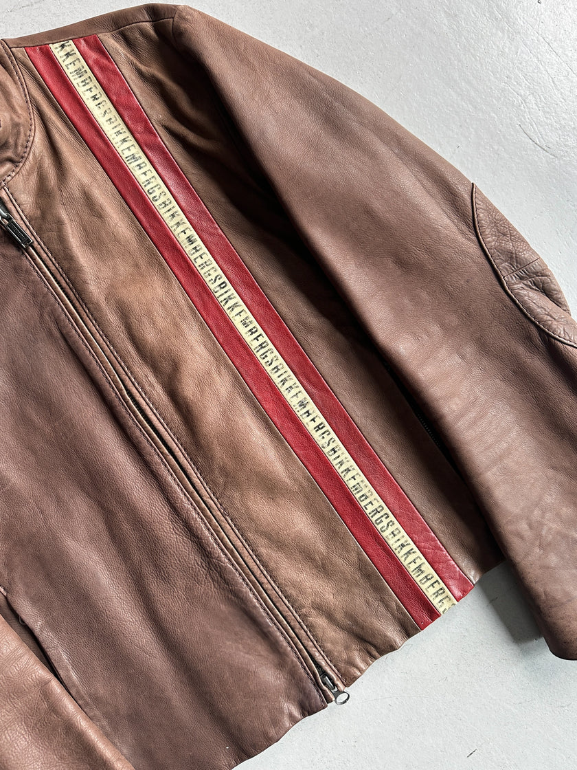 BIKKEMBERGS - 2000s LEATHER BIKER JACKET