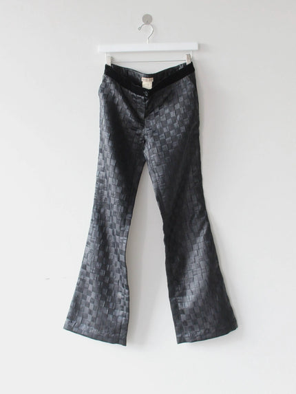 EMPORIO  ARMANI F/W 2004 LOW WAIST SATIN TROUSERS