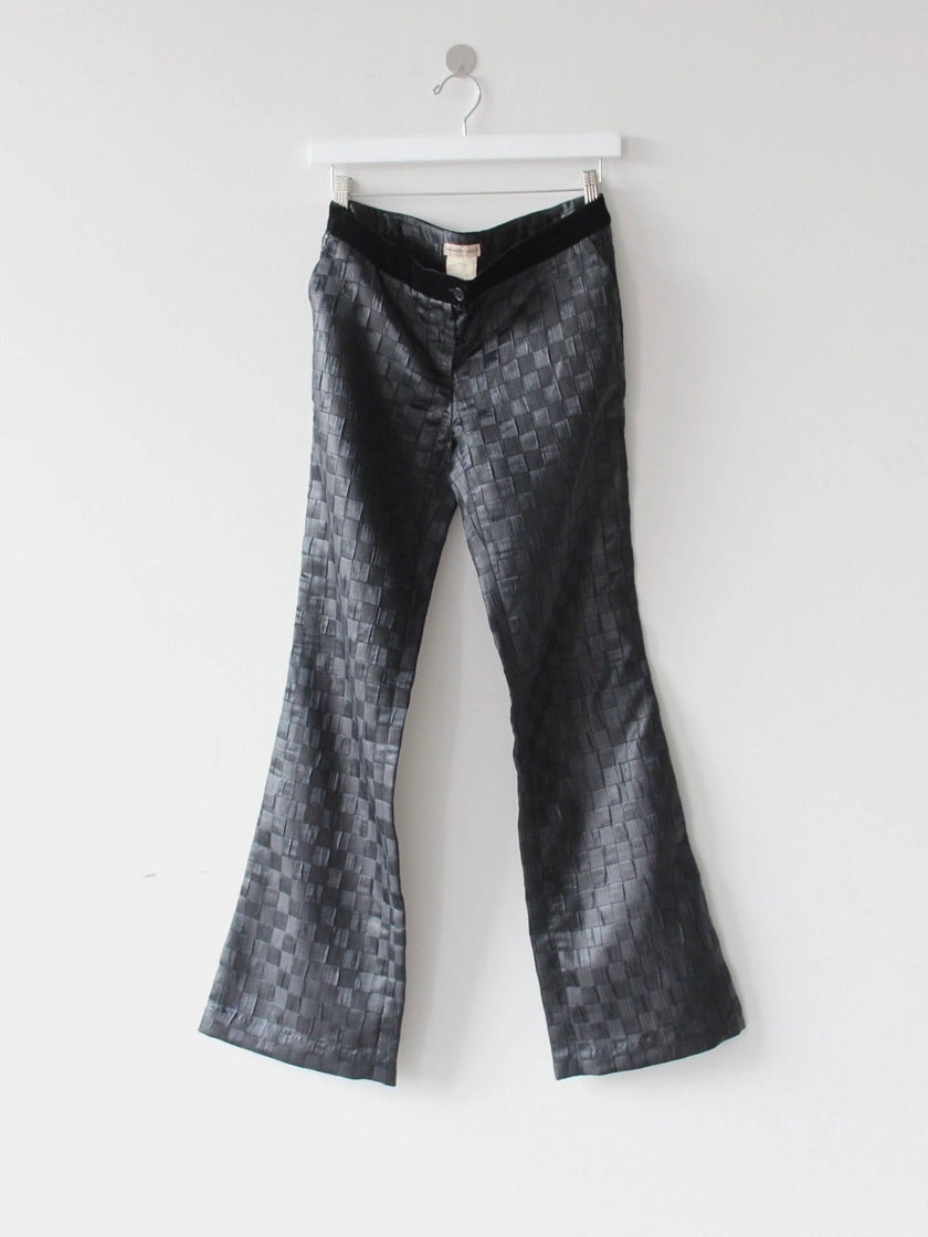 EMPORIO  ARMANI F/W 2004 LOW WAIST SATIN TROUSERS