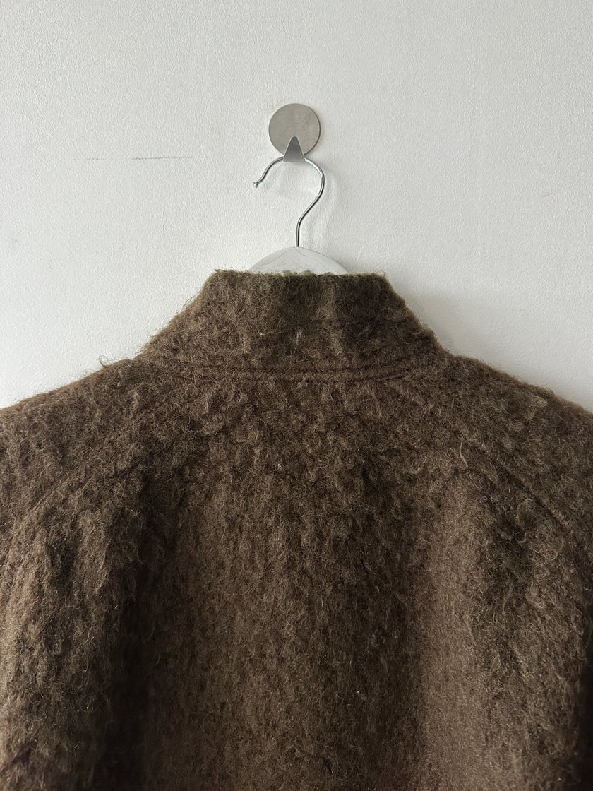 ISSEY MIYAKE - 1970s BRUSHED WOOL JACKET