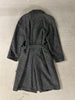 1980s SALT & PEPPER BELTED COAT