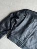 1990s CROP FIT LEATHER BIKER JACKET