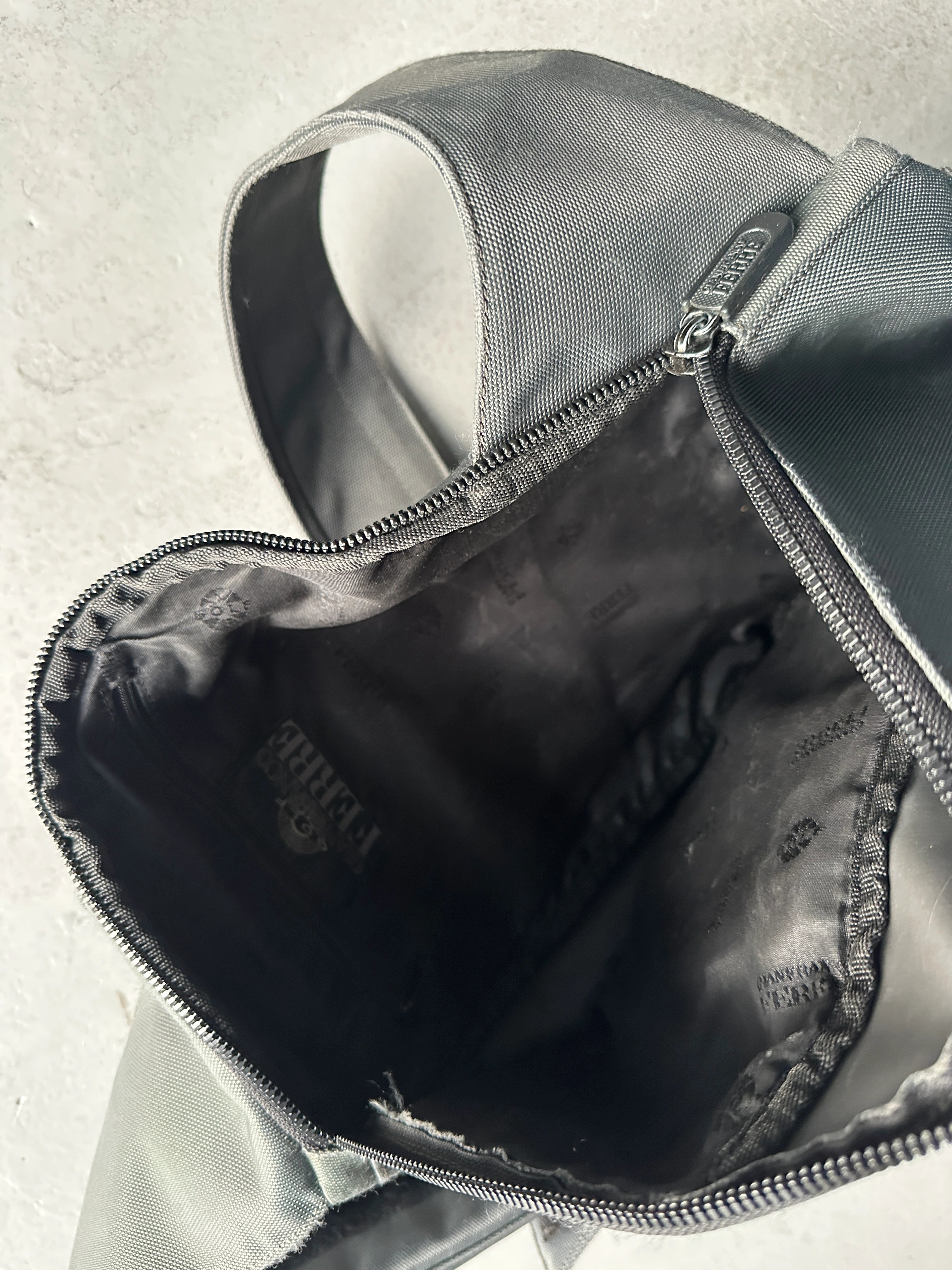 GIANFRANCO FERRÉ - 1990s SLING BAG WITH VELCRO STRAP POUCH