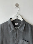 C.P. COMPANY - 1990s LINEN POLO T-SHIRT