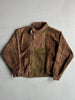 1980 ASYMMETRICAL FRONT SUEDE JACKET WITH FRONT POCKET