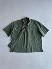 ANTONIO MIRO - 2000s ZIPPED HALF SLEEVE SHIRT