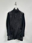 COMME DES GARÇONS - S/S 2025 PERFORATED MESH JACKET WITH CONSTRASTING SLEEVE