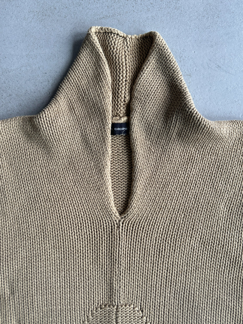 COP COPINE - 2000s CROP FIT KNIT TOP