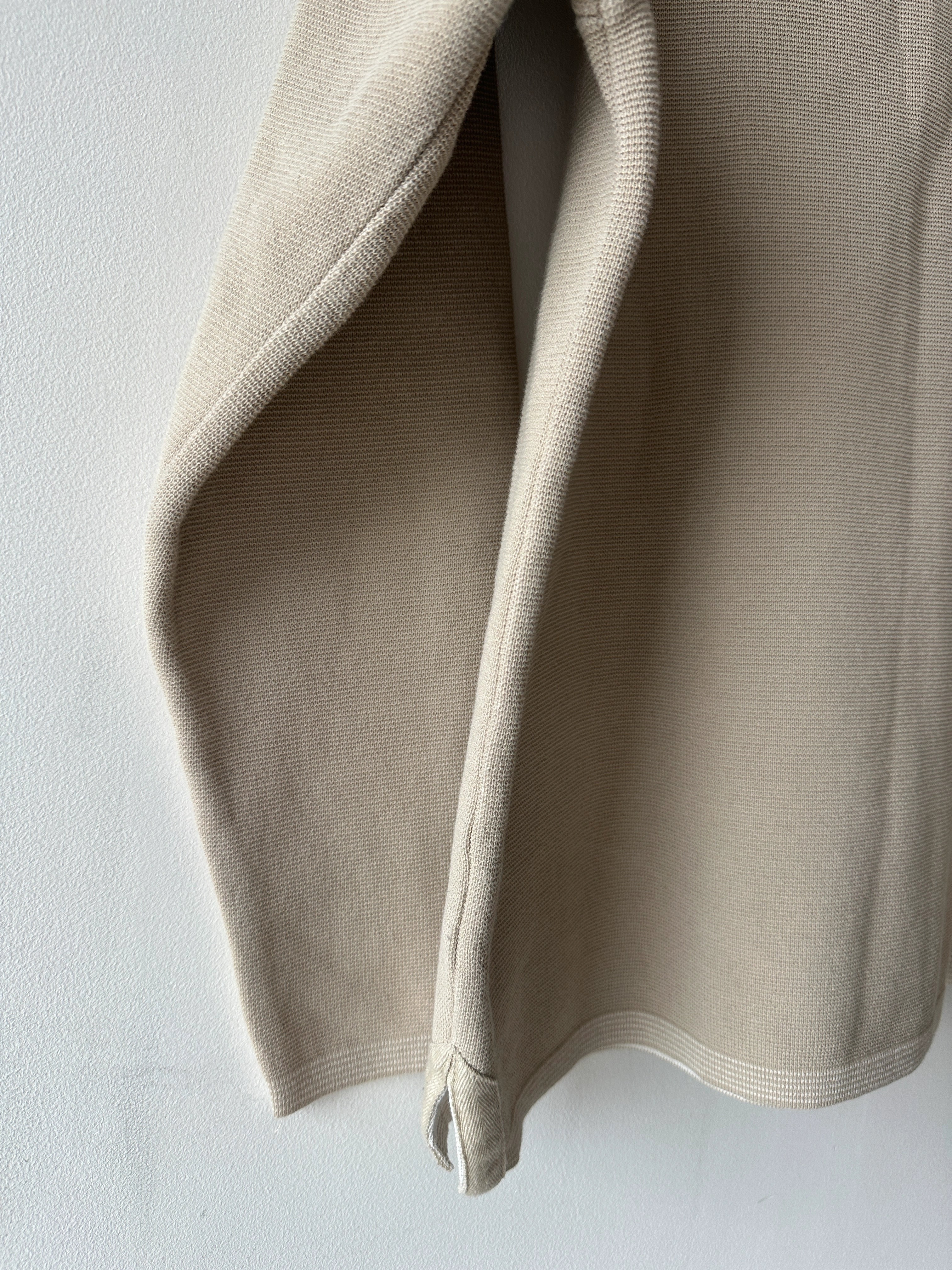 GIANFRANCO FERRÉ - 1990s TEXTURED KNIT CROP FIT PULLOVER