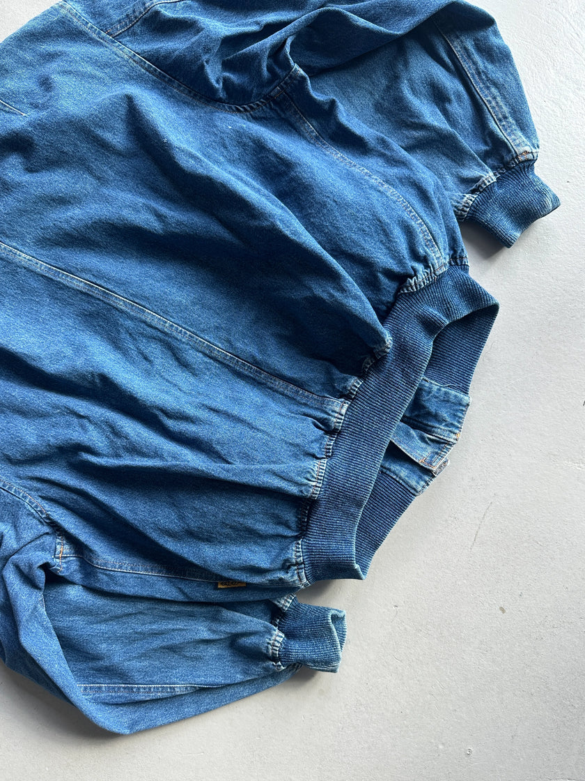 EMPORIO ARMANI - 1980s DENIM BOMBER JACKET