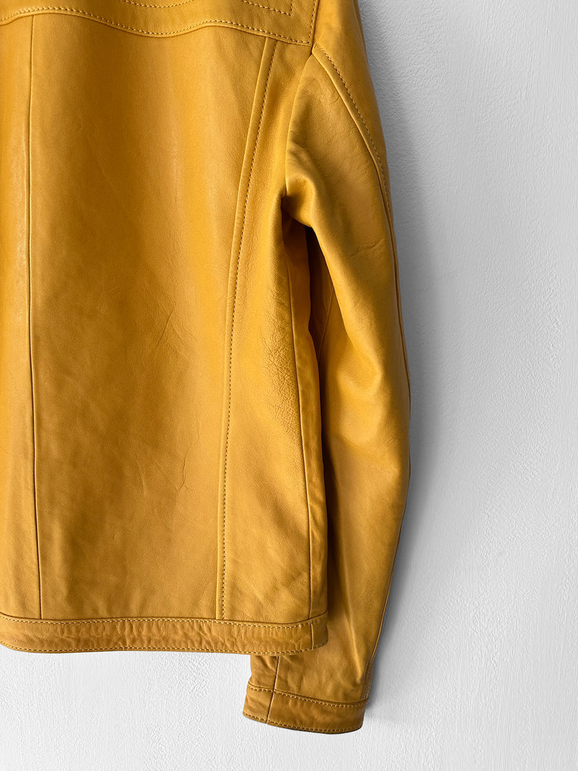 DIRK BIKKEMBERGS - S/S 2015 LEATHER BIKER JACKET