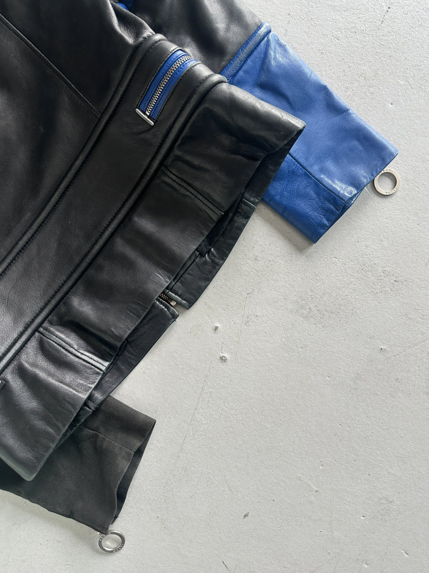 GIANFRANCO FERRÉ - 1990s BIKER LEATHER JACKET
