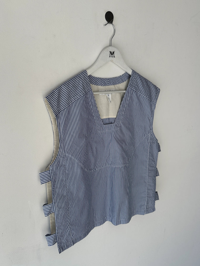 COMME DES GARÇONS - S/S 2024 CROP FIT STRIPED VEST