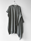MAISON MARGIELA - F/W 2019 ASYMMETRIC PONCHO STYLE ONE SLEEVE KNIT JUMPER