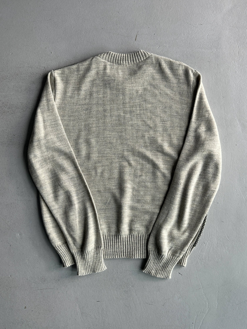 1980s TWO TONE KNIT JUMPER