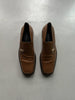 GUCCI - 1990s SQUARE TOE LEATHER LOAFERS