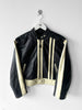 ARMANI JEANS - late 1980s CROP FIT BIKER LEATHER JACKET