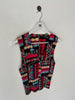 ISSEY MIYAKE - S/S 2007 COLOURFUL BILLIARDS PLEATED BUTTONED VEST TOP