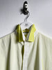 ISSEY MIYAKE - S/S 2014 LAYERED BLOUSE WITH CONTRASTING YELLOW INNERN LAYER