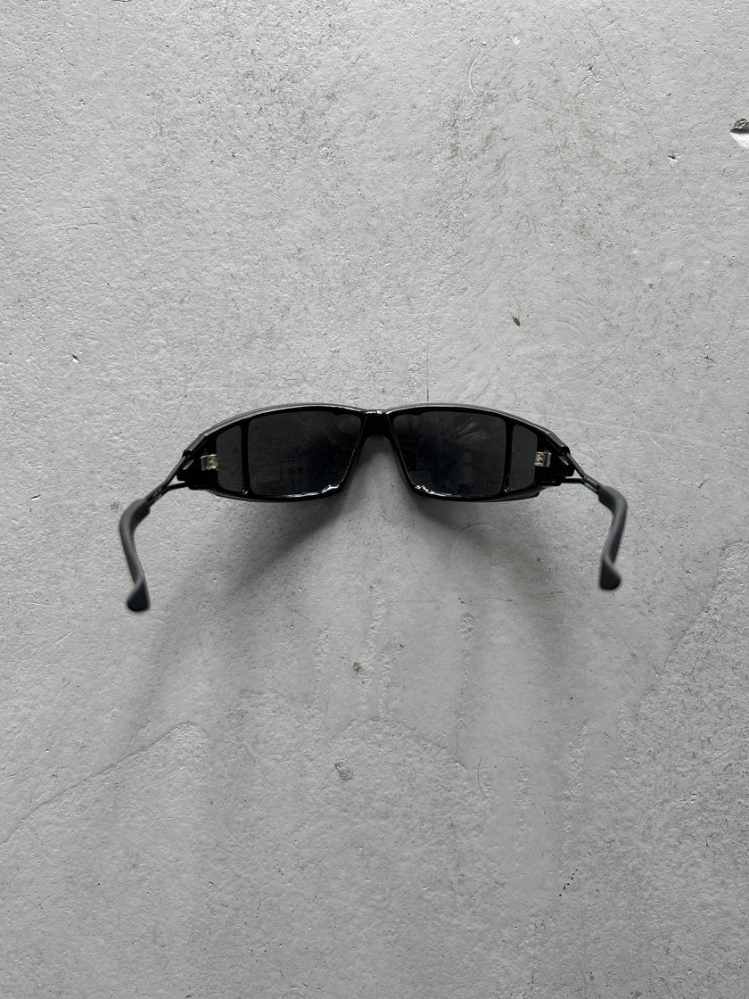 DIESEL - 2000s WRAPAROUND SUNGLASSES WITH METAL SCREW DETAIL