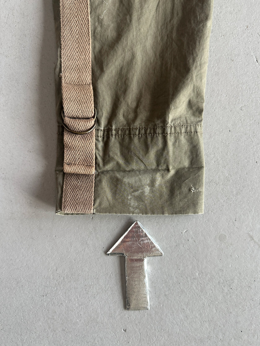 2000s CARGO JACKET WITH STRAPS DETAIL