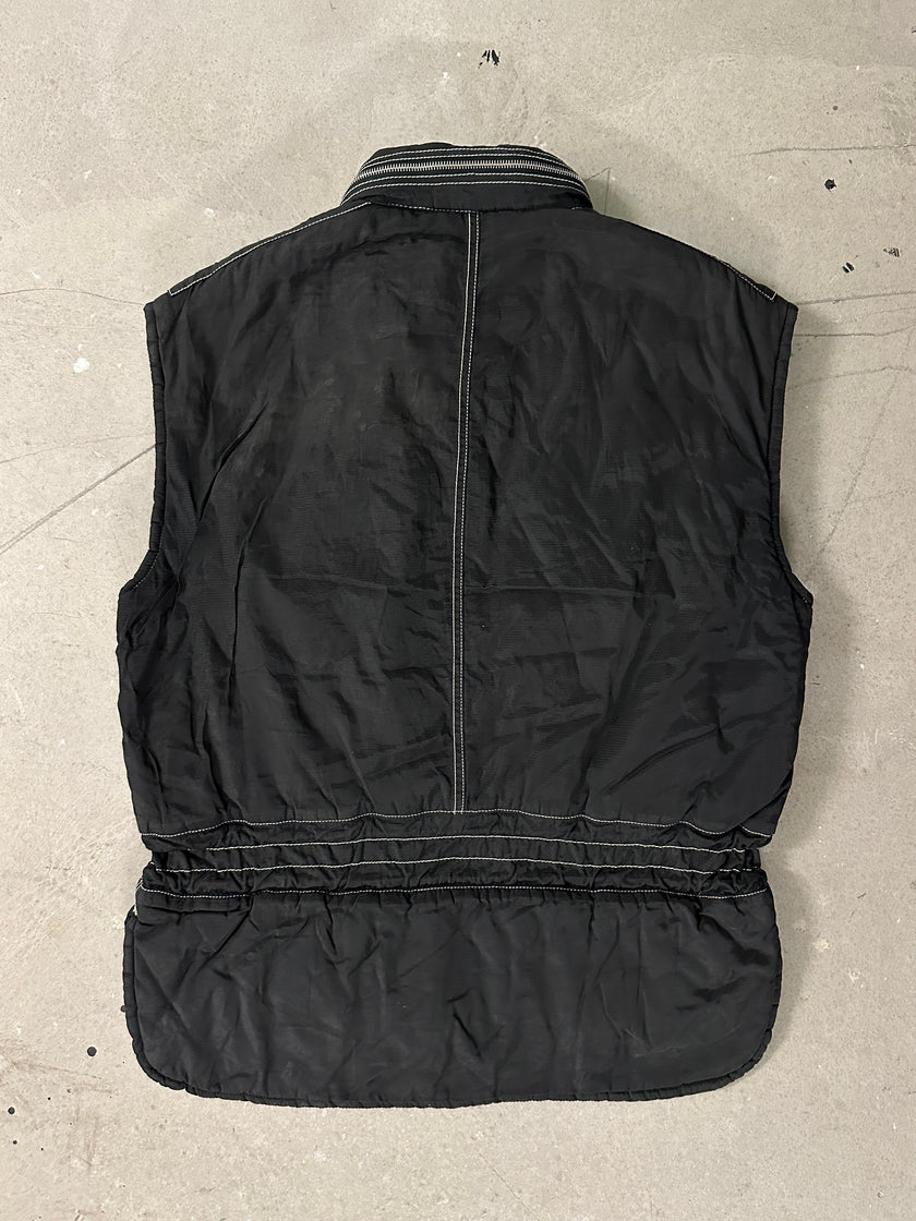JET SET SKI - 1990s PARACHUTE PUFFER GILET