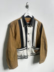 DIESEL - early 2000s CROP FIT JACKET WITH CONTRASTING STITCHING DETAILS
