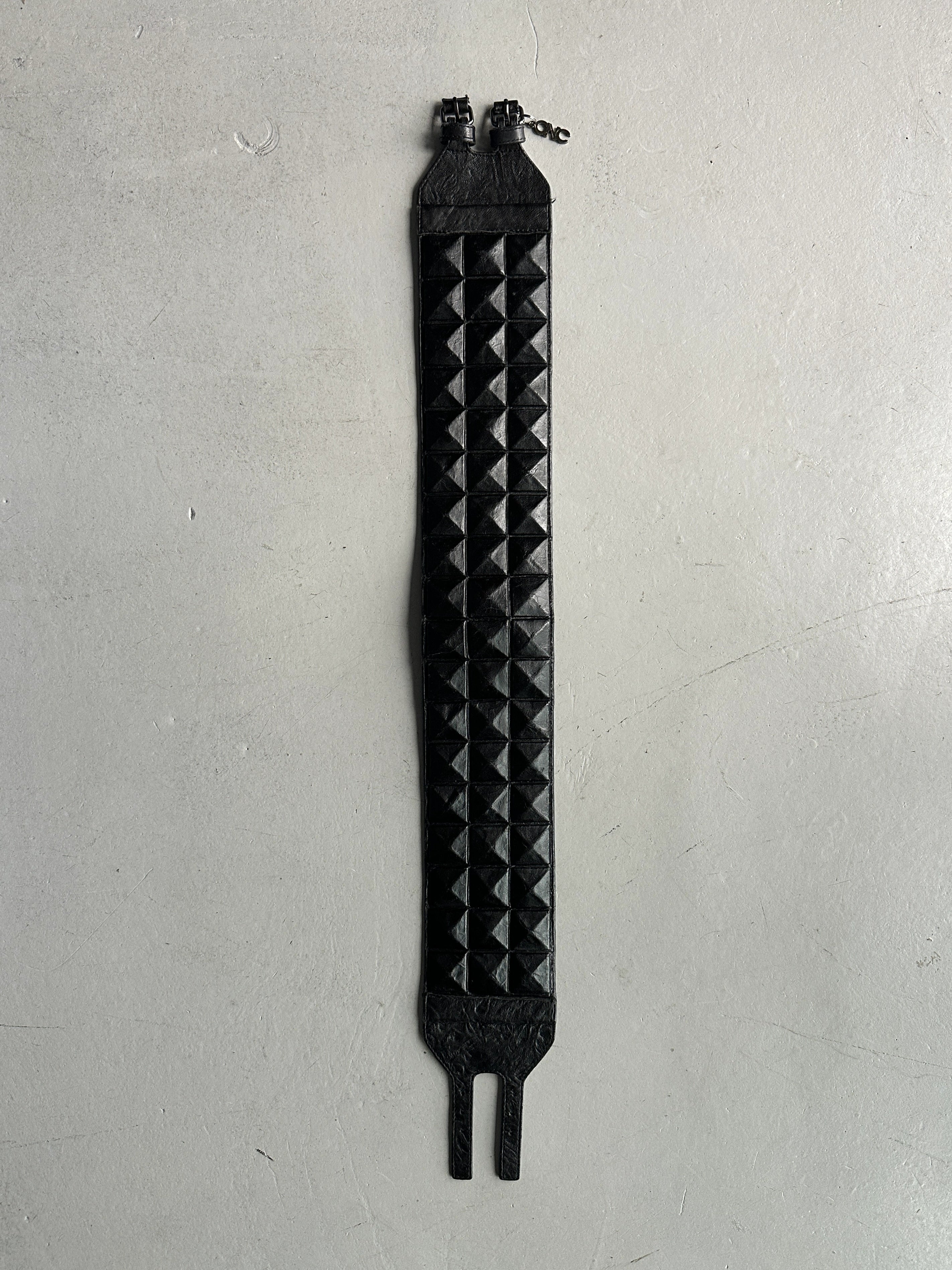 COSTUME NATIONAL - early 2000s WIDE WAIST BELT