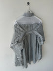 YOHJI YAMAMOTO Y'S - late 2000s DOUBLE LAYER SHORT SLEEVE SHIRT