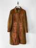 DOLCE & GABBANA - F/W 2002 CORDUROY COAT WITH CONTRASTING SUEDE FRONT PANEL