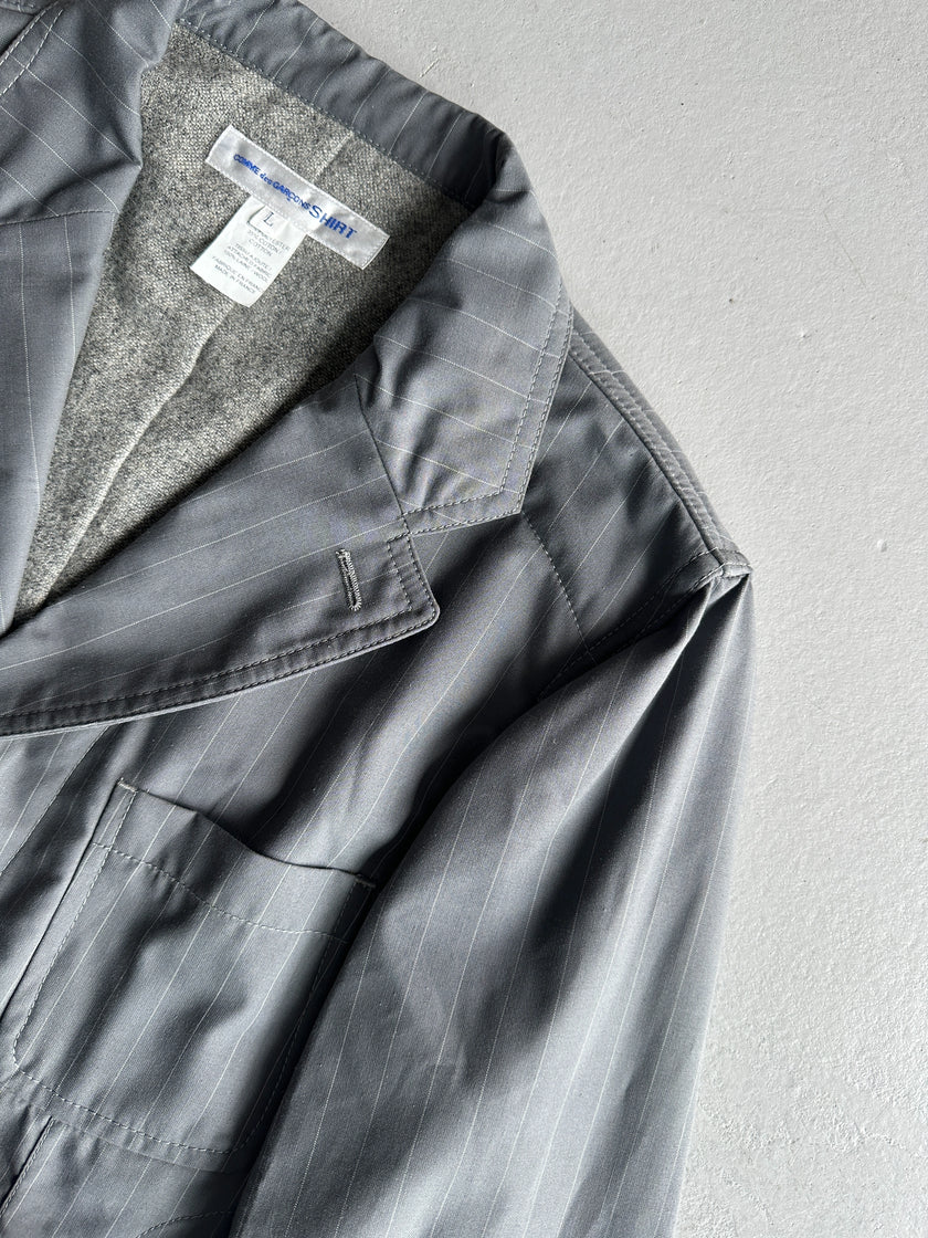 COMME DES GARÇONS - A/W 2016 MULTI POCKET PINSTRIPED BLAZER