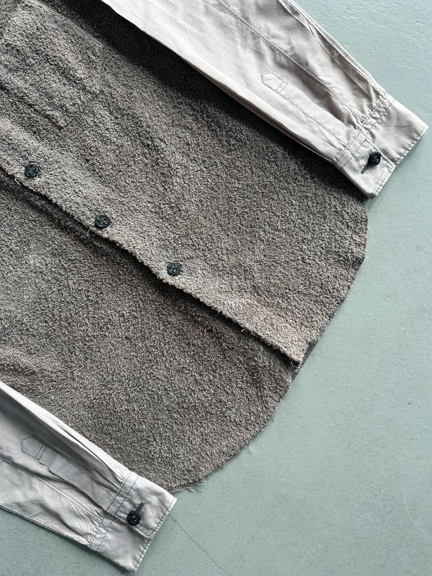 COMME DES GARÇONS HOMME PLUS - S/S 2013 TERRY CLOTH FRONT SHIRT