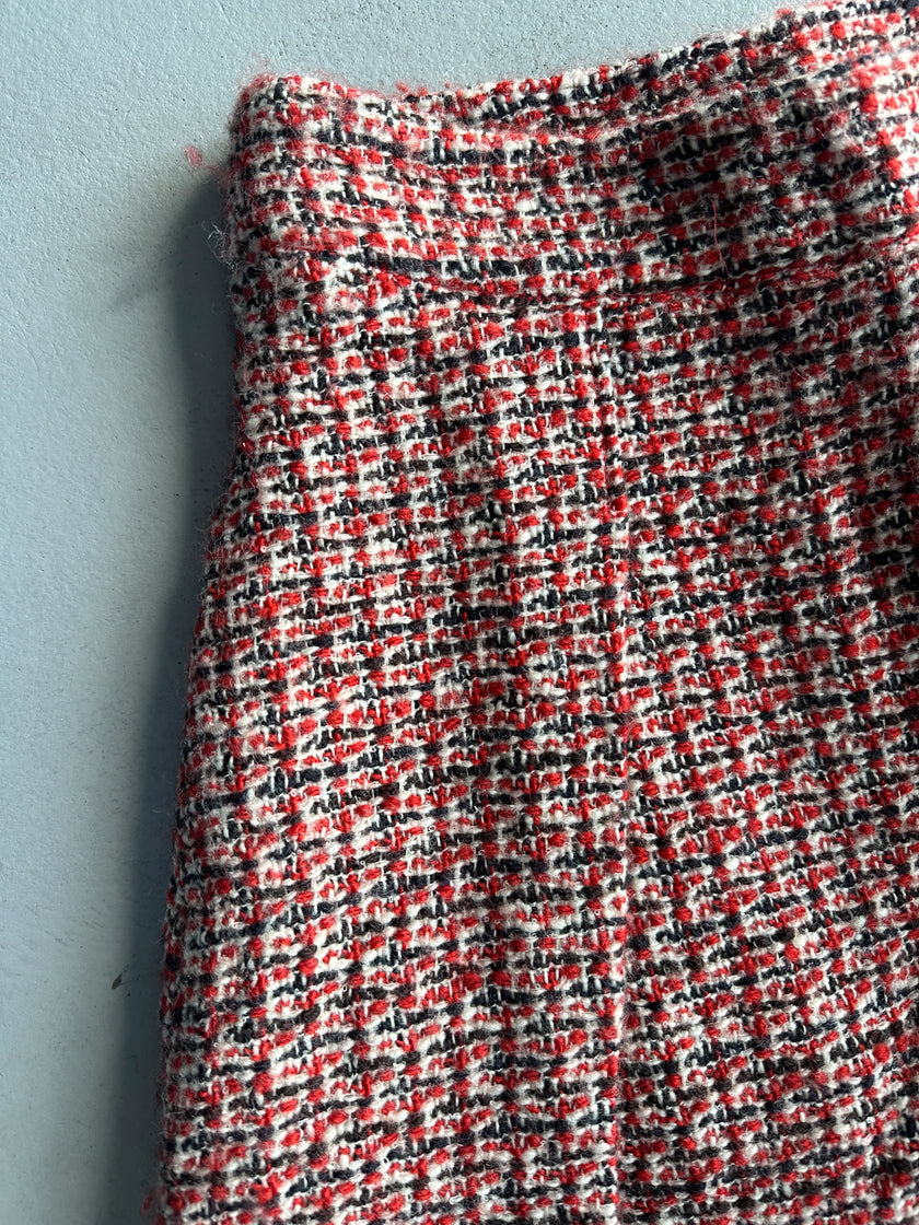 ROBERTO CAVALLI - F/W 2008 TWEED PLEATED SKIRT