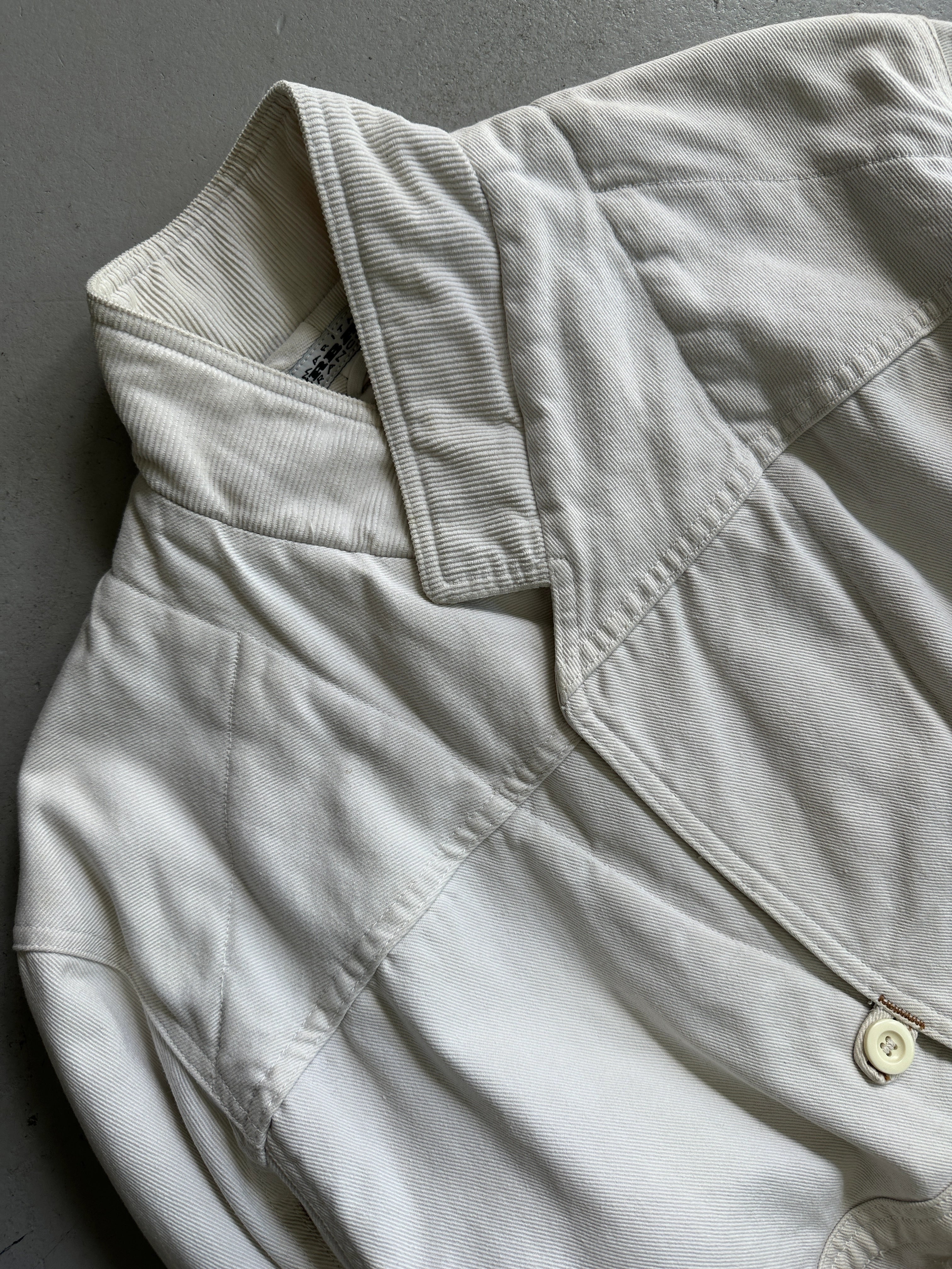 MARITHÉ + FRANÇOIS GIRBAUD - 1980s BOXY FIT DENIM BOMBER JACKET