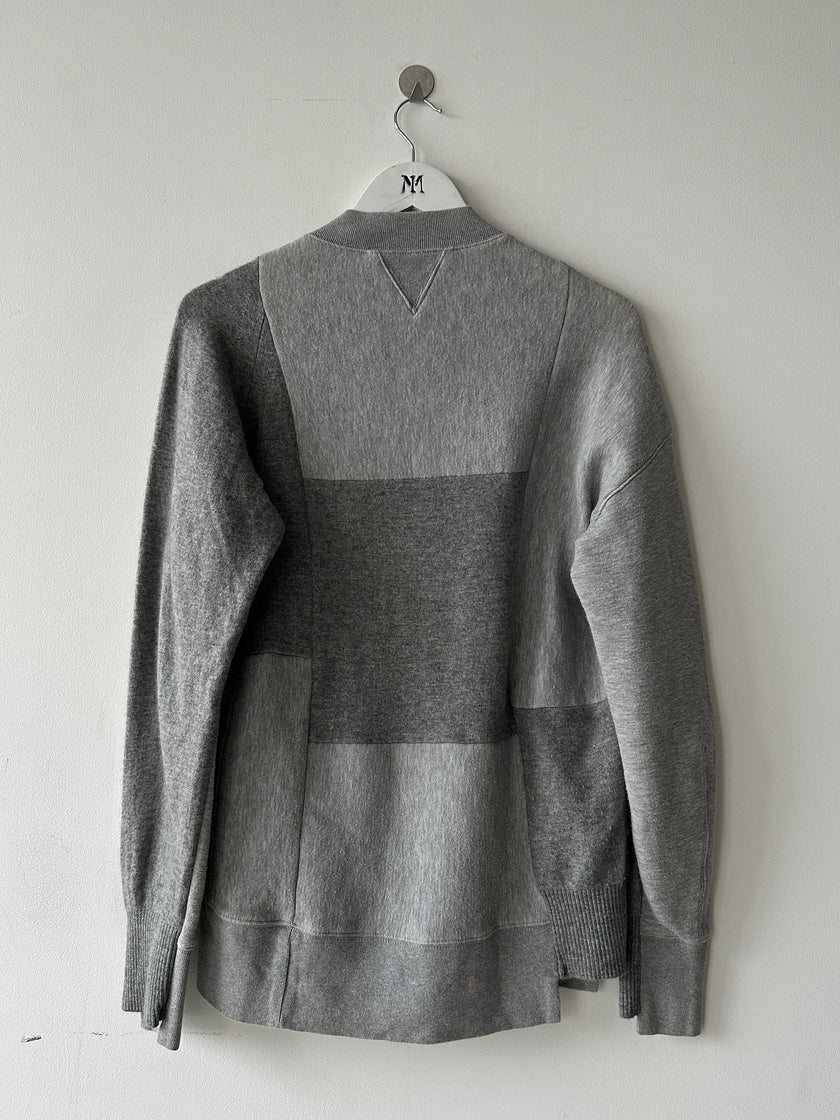 SACAI - F/W 2016 DECONSTRUCTED CREWNECK LONG SLEEVE TOP