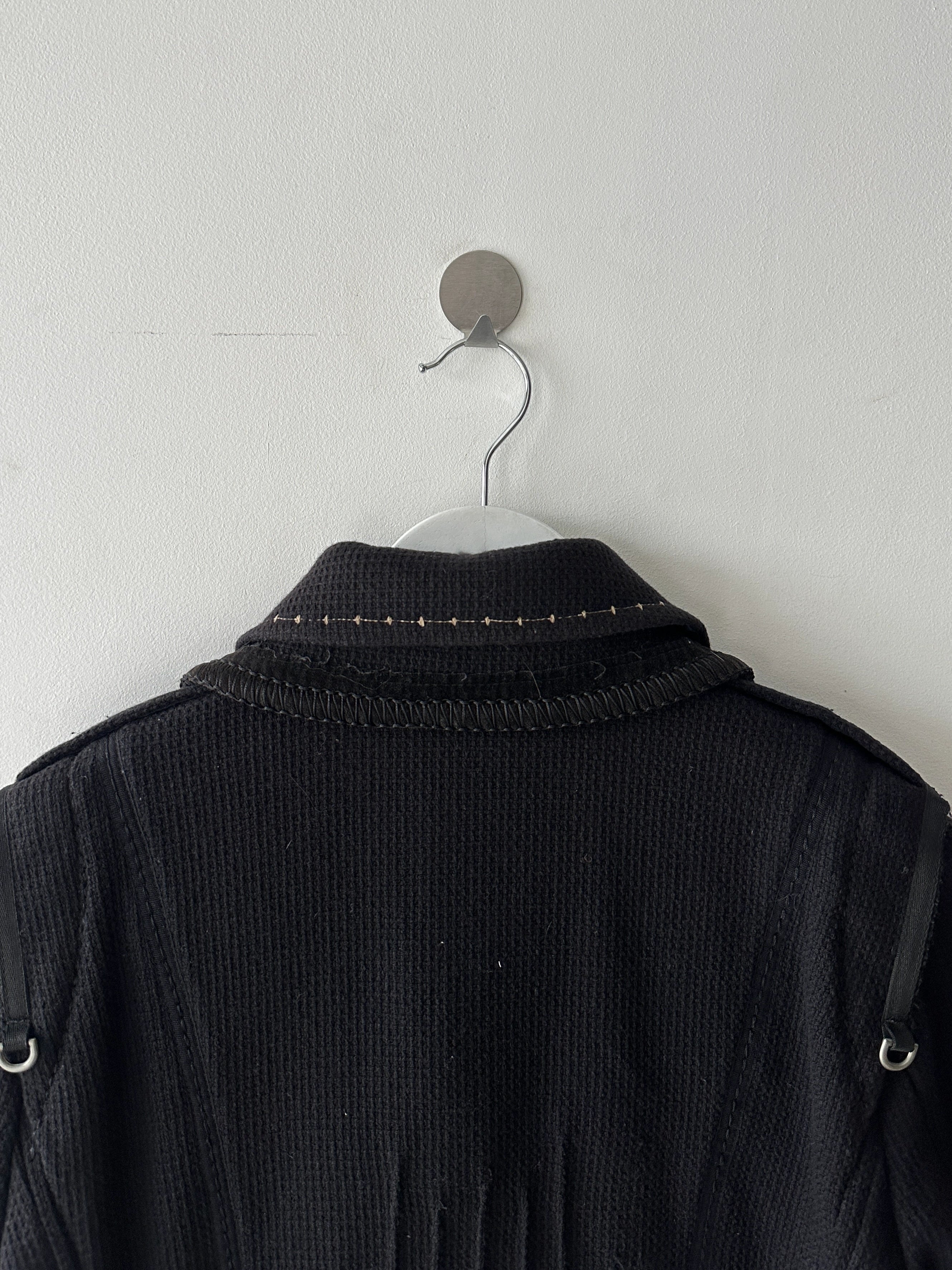 MARITHÉ + FRANÇOIS GIRBAUD - F/W 2006 DOUBLE BREASTED TEXTURED WOOL JACKET