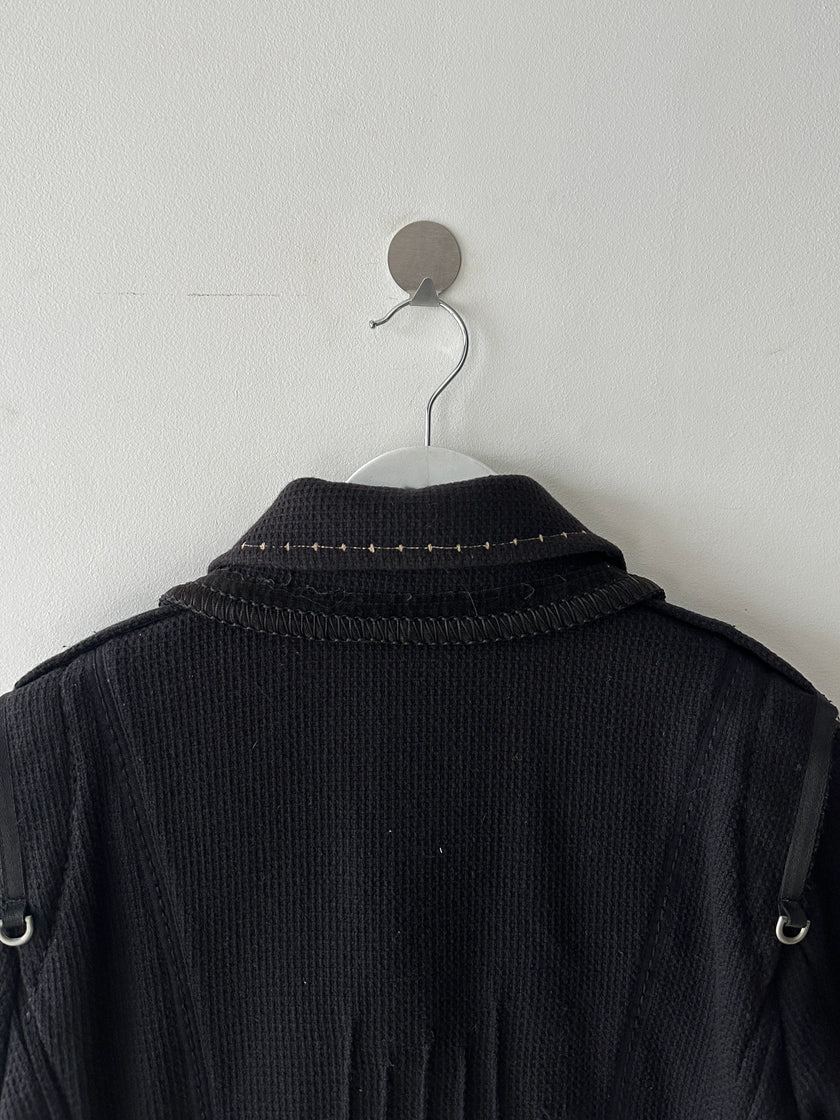 MARITHÉ + FRANÇOIS GIRBAUD - F/W 2006 DOUBLE BREASTED TEXTURED WOOL JACKET